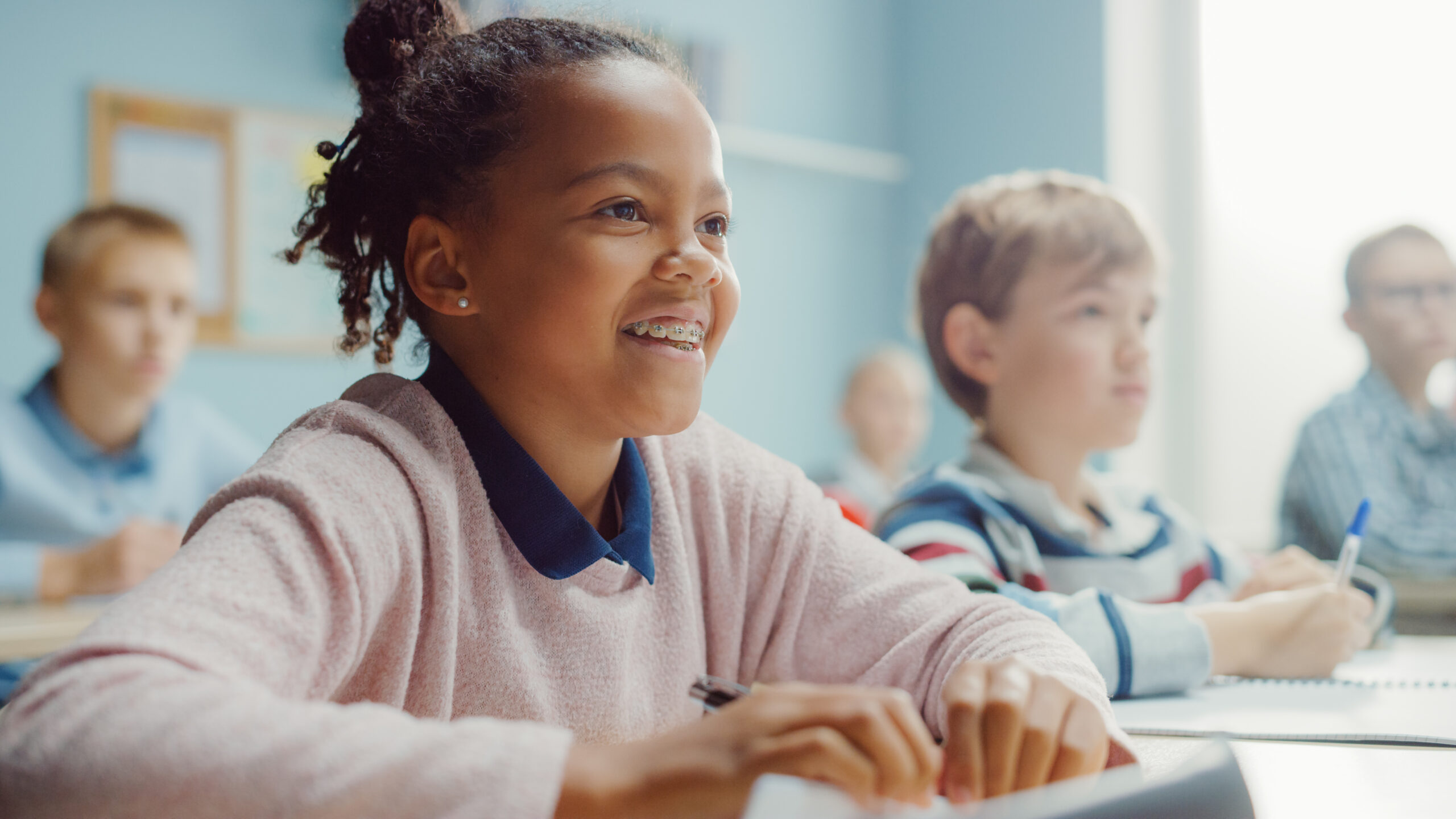 In,Elementary,School,Class:,Portrait,Of,A,Brilliant,Black,Girl